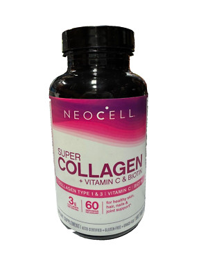 NeoCell Super 3G Collagen Vitamin C & Biotin 180 Tablets.