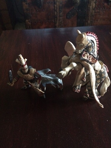 PAPO HORSE WITH WINGS NEW AND KNIGHT IS DAMAGED 2007 LOOK!!!