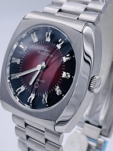 Pre-owned Mondia Watch  History Top Second Automatic 1 1/2in Mh04r/499 On Sale