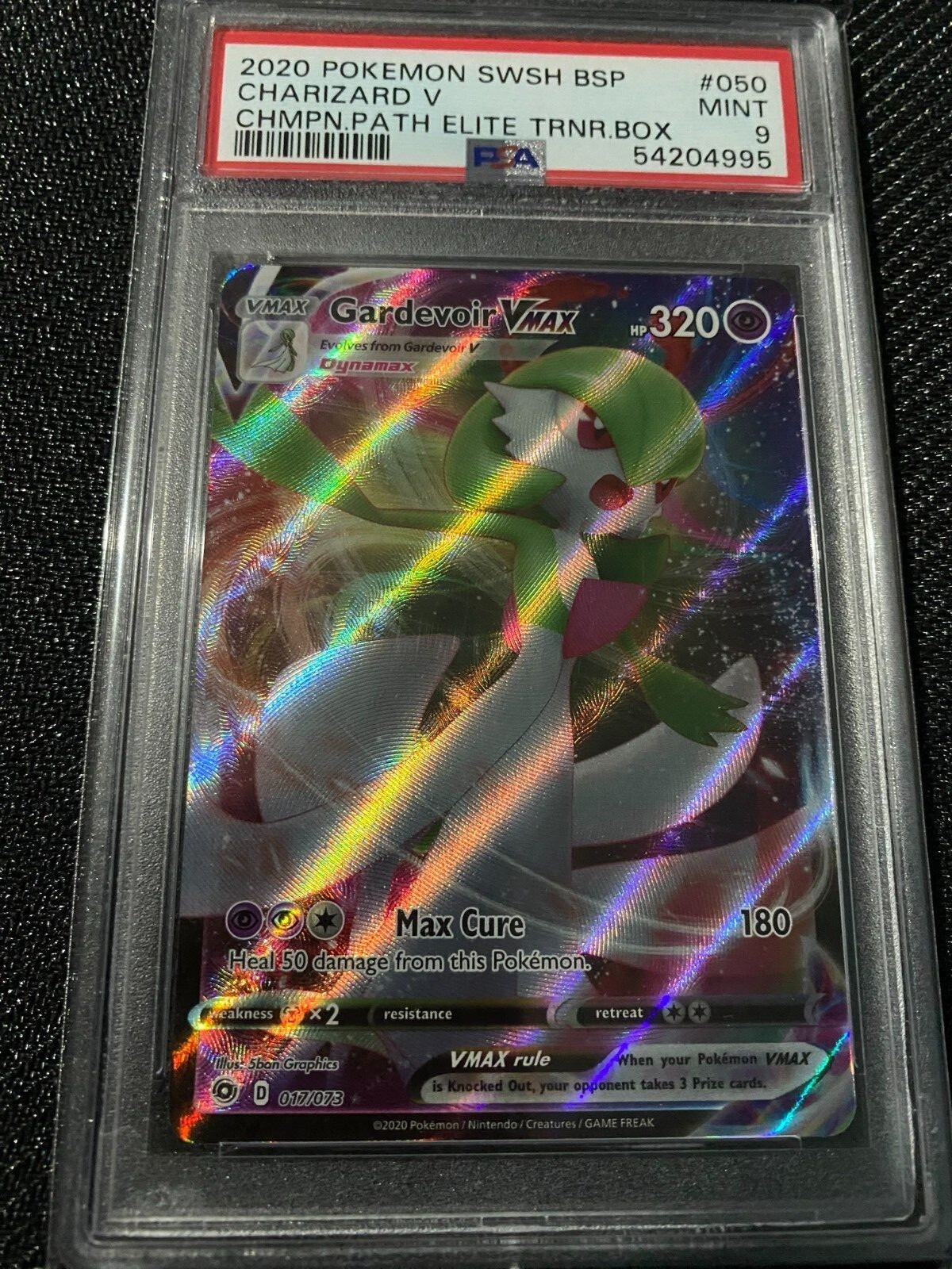 Pokemon PSA Error Champions Path Charizard V SWSH BSP ETB
