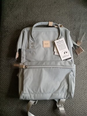 Himawari Travel School Backpack w/USB Charging Port, Gray,  New With Tags