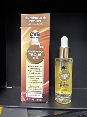 CVS Illuminating Facial Oil Unique Blend Of Essential Oils 1 oz