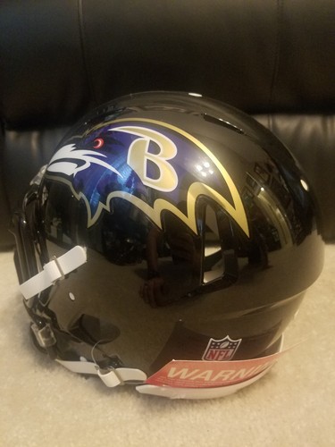 STEVE SMITH SR SIGNED FULL SIZED AUTHENTIC BAlTIMORE RAVENS HELMET - ss89 holo