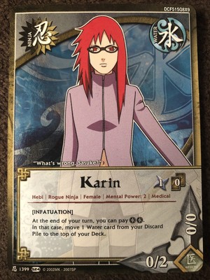 Naruto Ccg Karin Infatuation 1399 Foil Card Nm Taka Sasuke Akatsukiのebay公認海外通販 セカイモン