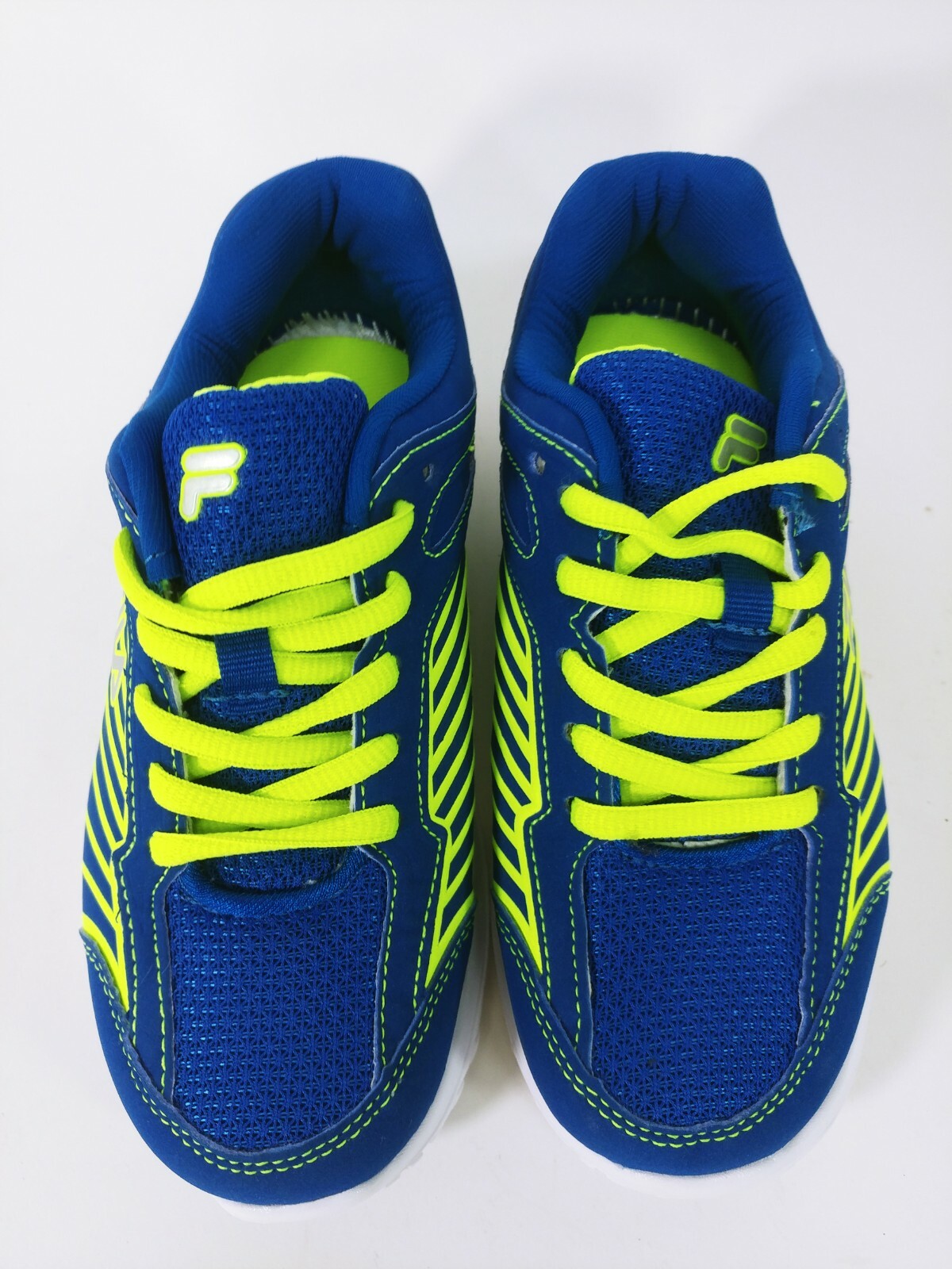 FILA Boy's ROCKET FUELED Running Sneakers Shoes Kid's Size 3.5 Blue/Green NEW | eBay
