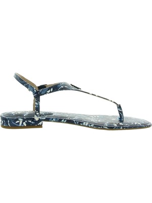 

RALPH LAUREN Женские темно-синие сандалии Comfort Ellington с круглым носком и логотипом Thong, Navy, 802868569002