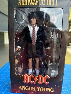 NECA AC/DC ANGUS YOUNG Highway to Hell 8'' Action Figure Rock Band 2022 NEW