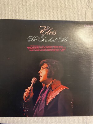 Elvis Presley He Touched Me Vinyl EP Record Religious Gospel