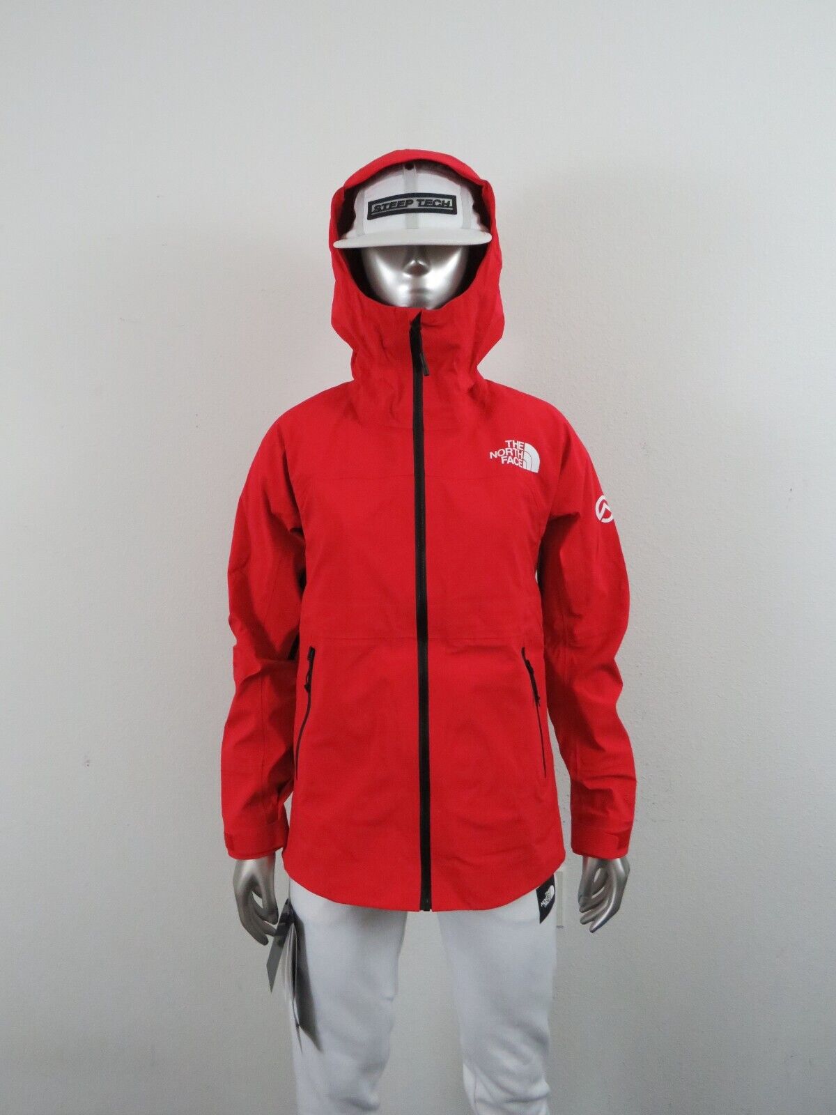 Pre-owned The North Face Womens  Summit Chamlang Futurelight Ski Climbing Shell Jacket $450 In Tnf Red