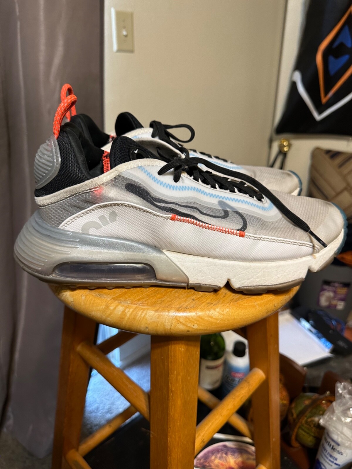 air max 2090 pure platinum on feet