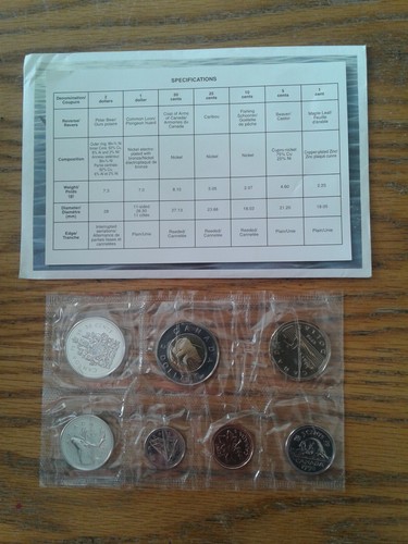 1998 Canadian 7 Coin PL Set Royal Canadian Mint    FREE SHIPPING