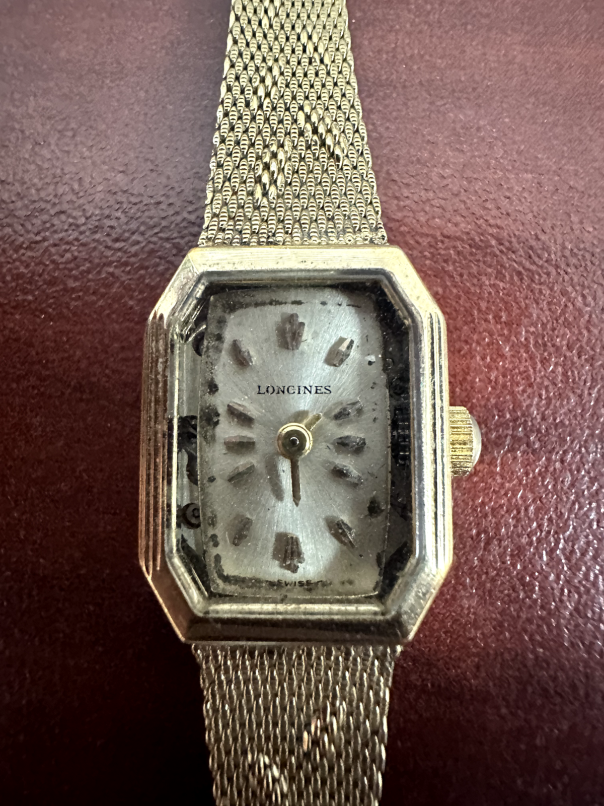 Vintage Women's Longines Watch Gold Tone Not In Original Casing 17 Jewels Runs