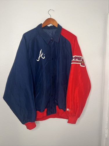 Vintage 90s MLB Atlanta Braves Diamond Collection Starter