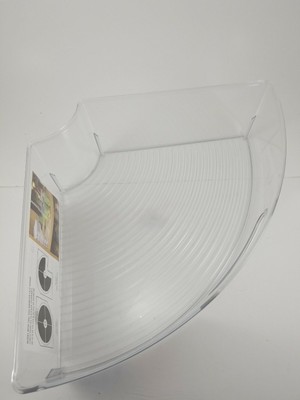 Inter Design Cabinet Binz Lazy Susan Quarter Wedge Organizer - Clear