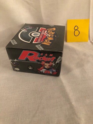 Item #8 Pokémon 1st Edition Team Rocket English Booster Box Factory Sealed New