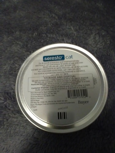 Bayer Seresto Flea and Tick Collar for Cat, 8 Month Protection MADE IN USA