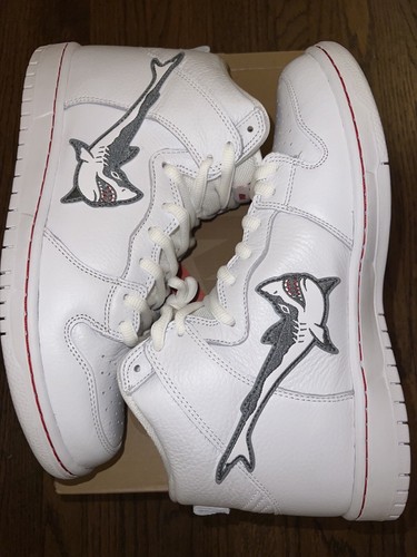 Nike Sb Dunk High Pro x Oski Great White Shark Size 10.5 | eBay