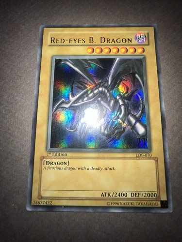 エラー LOB 1st faded wavy 遊戯王 初期 トライホーンドラゴン