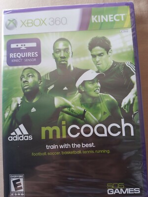 Adidas Micoach Xbox 360 Kinect Weight Loss Training Football Soccer Basketball