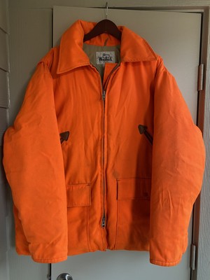 woolrich blaze orange hunting jacket