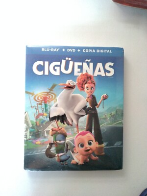 Storks Blu ray Blu-ray 3D NEW out of print Slipcover Original English Audio 