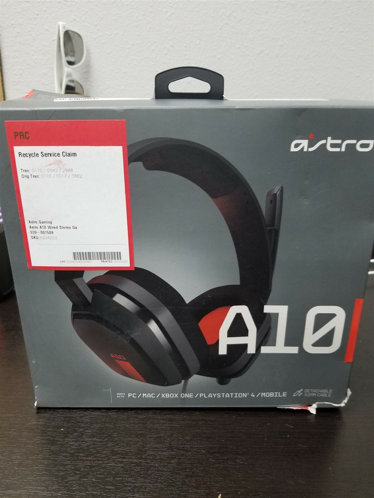 Astro Gaming A10 Wired Stereo Gaming Headset Damaged CD3480 97855143884 | eBay