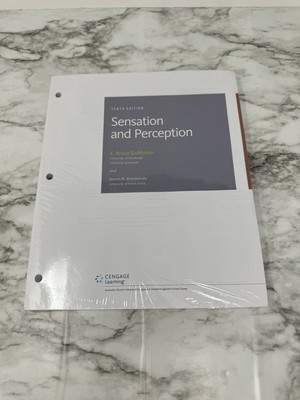 Sensation and Perception 10th Edition by E. Bruce Goldstein (Loose Leaf Version)