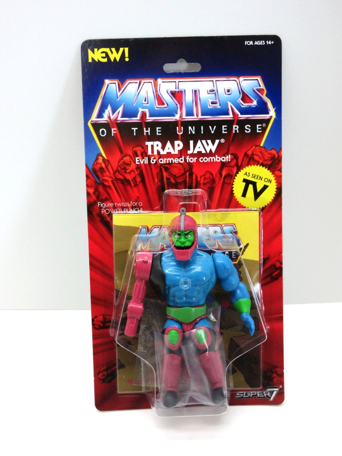 MOTUC,MOTU,TRAP JAW,VINTAGE STYLE,MASTERS OF UNIVERSE,Sealed,MOC,He-Man