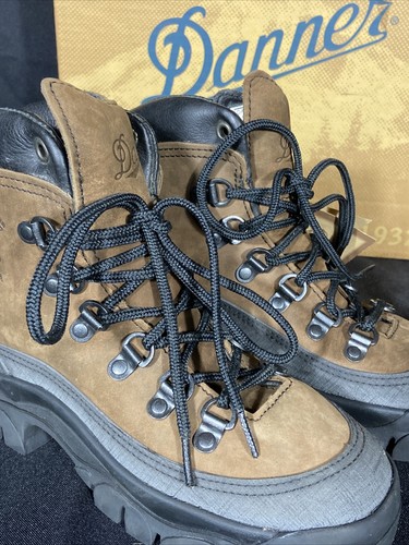 Pre-owned Danner Combat Hiker Boots 43513x Width R With Box U.s. Size 3 Brown Leather