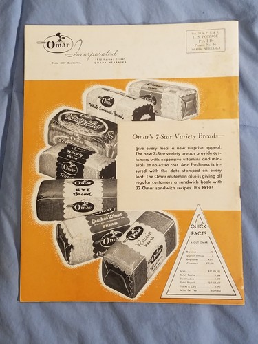 1953 OMAR INCORPORATED Omaha Ne Employee newsletter BELOIT COLLEGE BASKETBALL