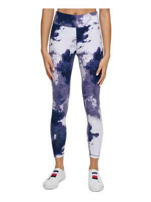 

TOMMY HILFIGER SPORT Женские синие леггинсы скинни для активного отдыха с карманами, Синий, TP26498P