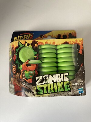 Nerf Zombie Strike Refill Pack Includes 20 Discs NEW Fusefire Ripshot Ricochet