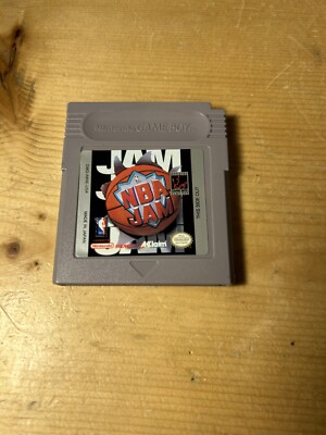 NBA Jam ORIGINAL NINTENDO GAMEBOY GAME 1993 Tested WORKING Authentic!!