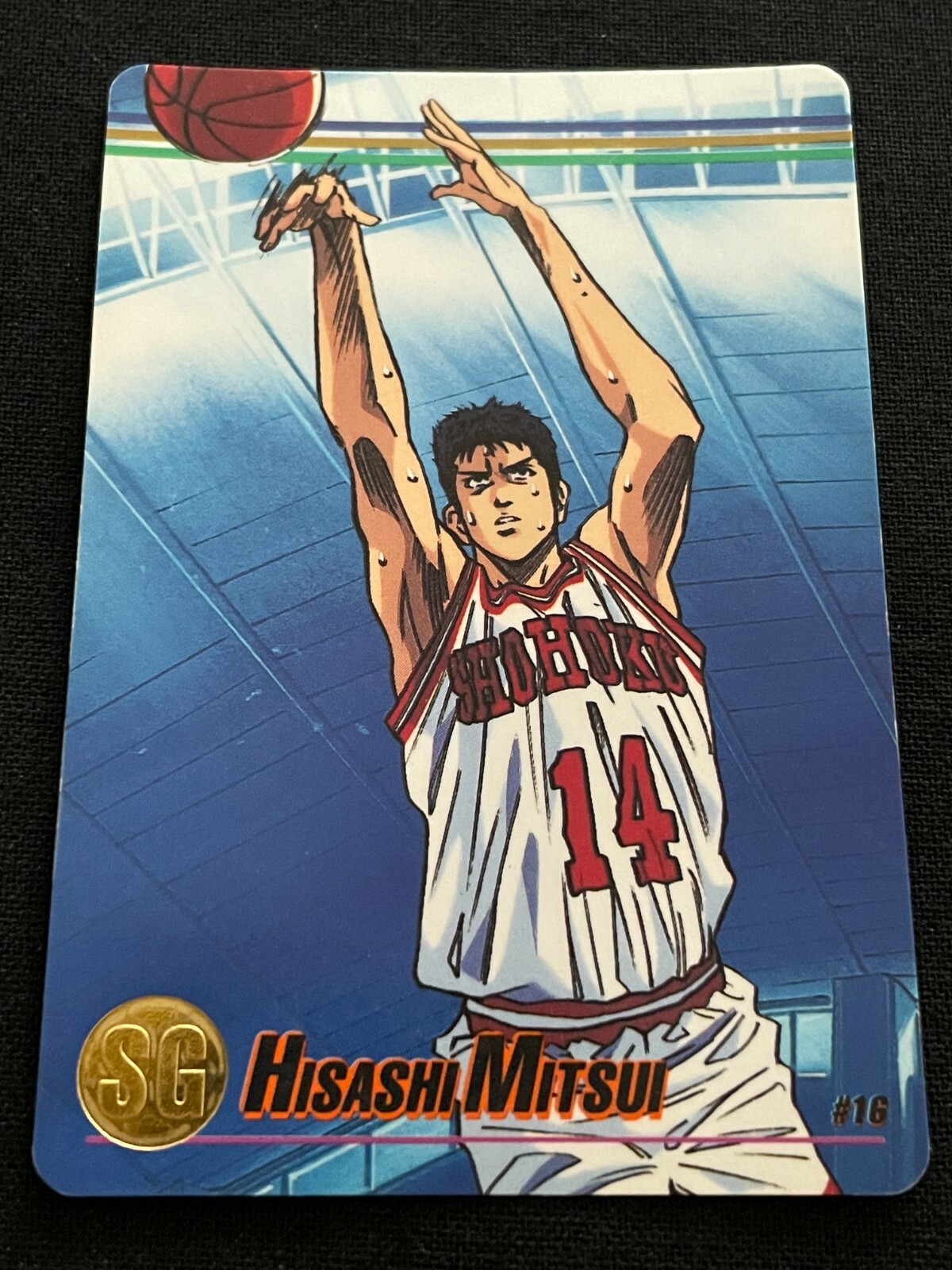 SLAM DUNK Card 16 Hisashi Mitsui BANDAI 1994 JAPAN 2.32x3.38 SLAM DUNK Card 16 Hisashi Mitsui BANDAI 1994 JAPAN 2.32x3.38