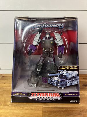 TRANSFORMERS MEGATRON TANK TITANIUM SERIES DIECAST METAL FIGURE Ships Fast!