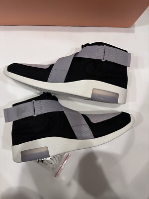 Nike Air x Fear Of God 1 Air Raid (F&F) Mens Sz 13 Black Grey FOG AT8087-003 FNF