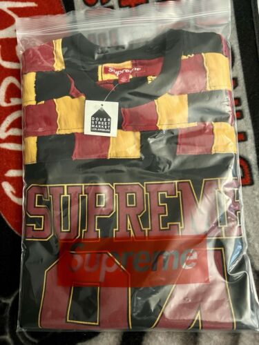 Supreme Patchwork Yoke Football Top size XL Black | eBay Supreme Patchwork Yoke Football Top size XL Black | eBay