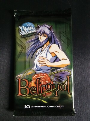 Yu Yu Hakusho TCG CCG x1 Betrayal Booster Pack Sealed *Unlimited* (Yoko Art)