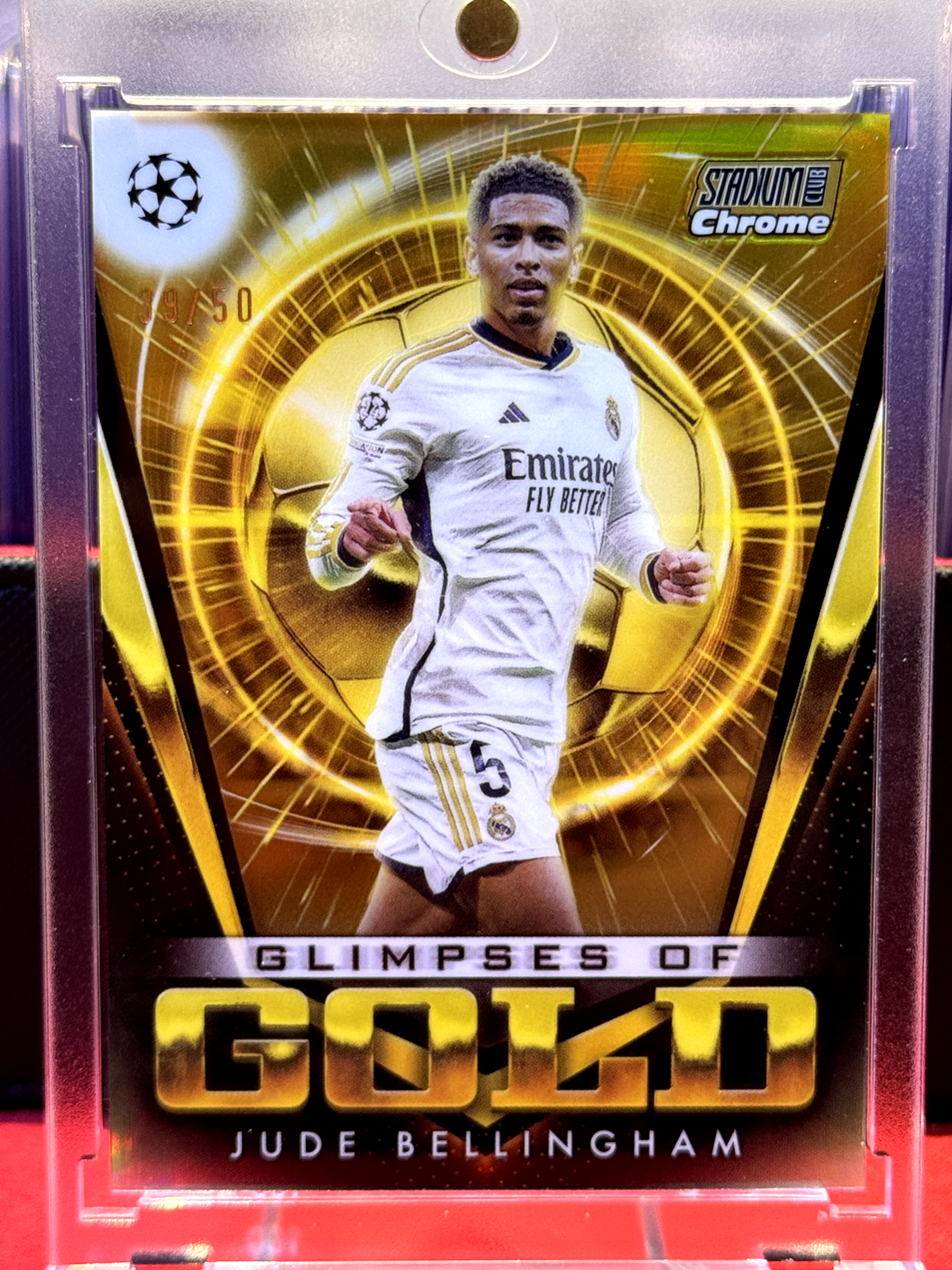 ベリンガム　topps stadium club 2022 Topps Stadium Club Chrome UEFA #22 JUDE BELLINGHAM