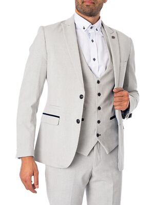

Мужской пиджак в клетку Marc Darcy Bromley, серый, Grey, BROMLEY-BLAZER