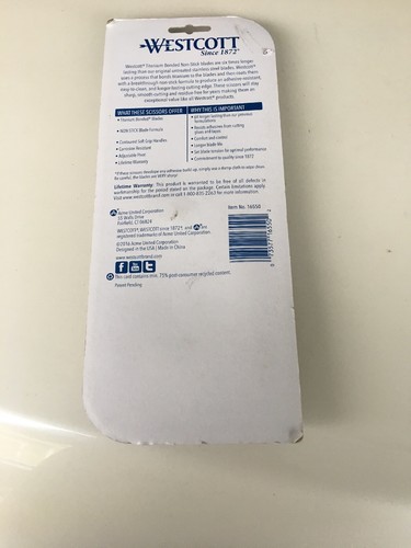 Westcott Titanium Bonded Non-Stick Scissors, 8