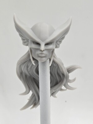 3d Printed HAWKGIRL SHAYERA HOL HEAD 6'' 1/12'' Joe Classified/Marvel Legends