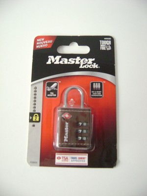 Master Lock 4692D Set Your Own Combination TSA-Accepted Luggage Lock, 1-1/4