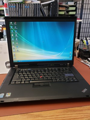 Lg Widescreen Lenovo Thinkpad R61i Laptop 3GB Windows XP Pro Office2010  Gd Bat'