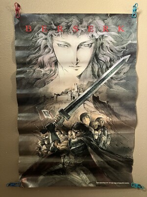 BERSERK Original 2001 Poster Animeworks Approx 20x29 VERSION