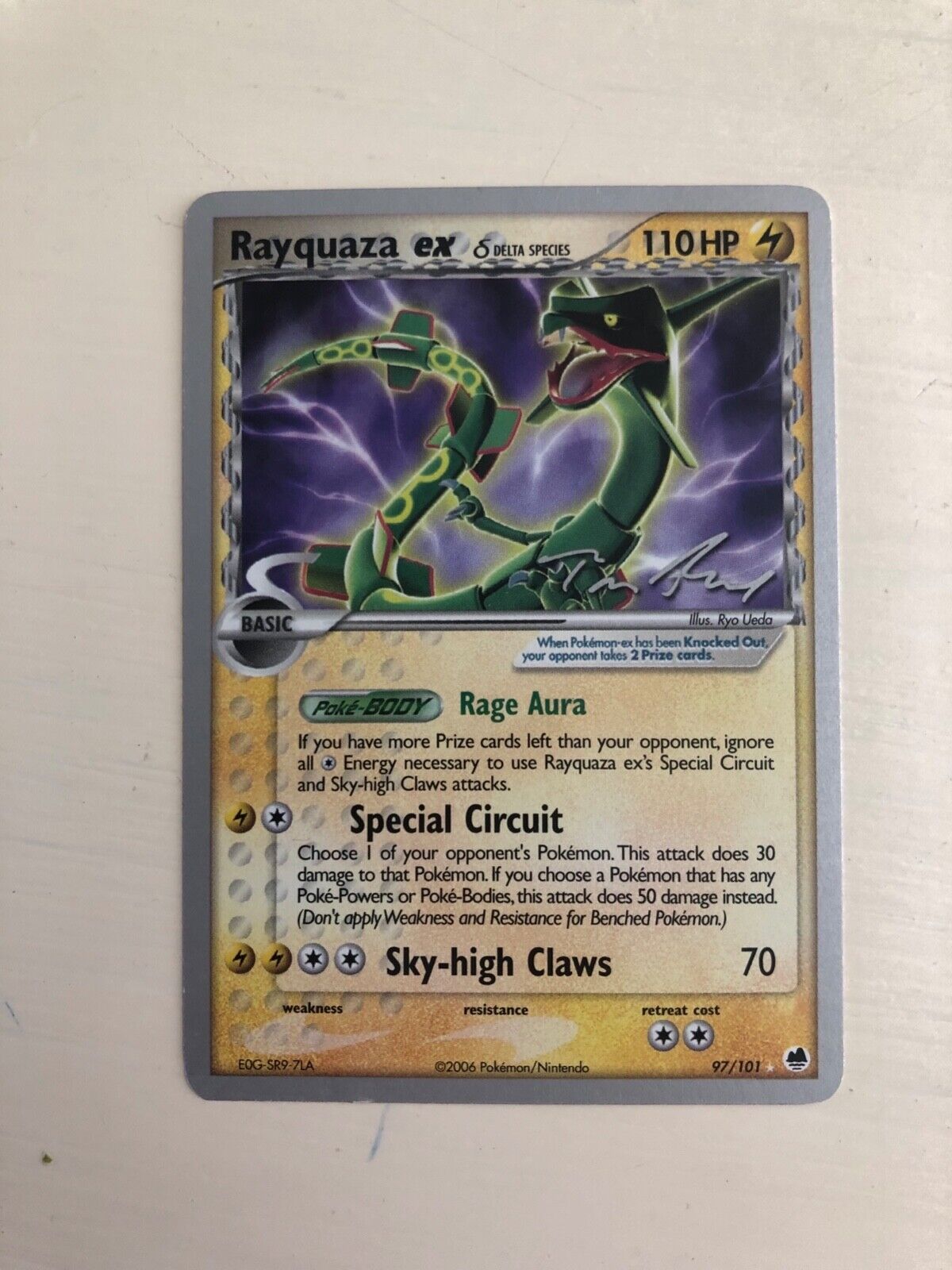Rayquaza EX Delta Species 97/101 World Championship 2007 Rayquaza EX Delta Species 97/101 World Championship 2007