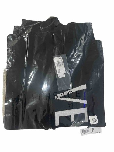 Pre-owned Versace Authentic  Knitted Sweated In Black