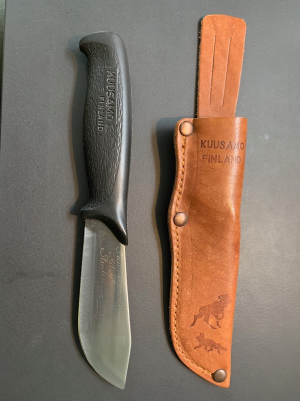 Neu: Kuusamo Jagdmesser / Elchskinner Aus Finnland
