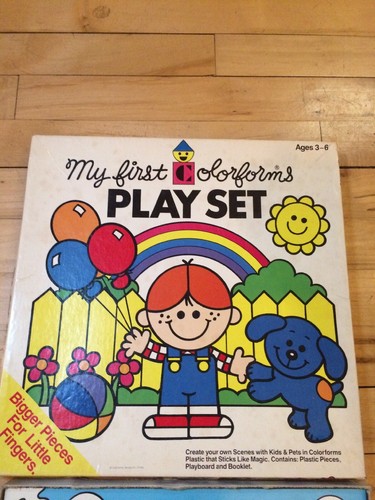 My First Colorforms Play Set Create Your Own Scenes with Kids & Pets Ages 3-6
