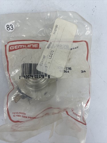 NEW OEM Gemline LD270 Thermostat K35-136